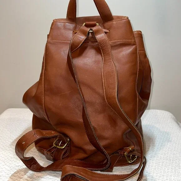 Coach Leather Backpack 90s Vintage - Picture 2 of 4